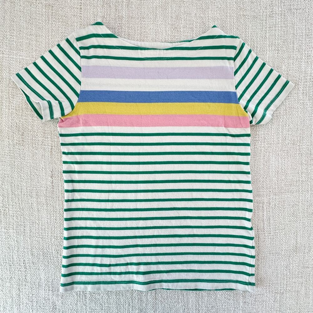 Mini Boden Girl's Striped Tee VGUC 7/8